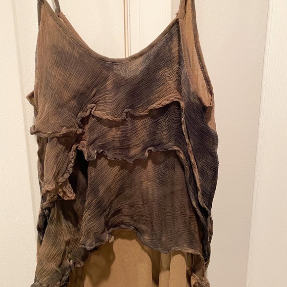 Free People Tie-dye Embroidered Tank - Picture 4 of 6